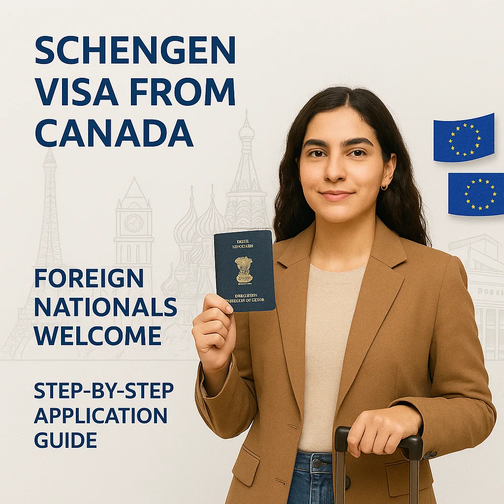 How to Apply for a Schengen Visa from Canada (for Indian/Foreign Nationals)